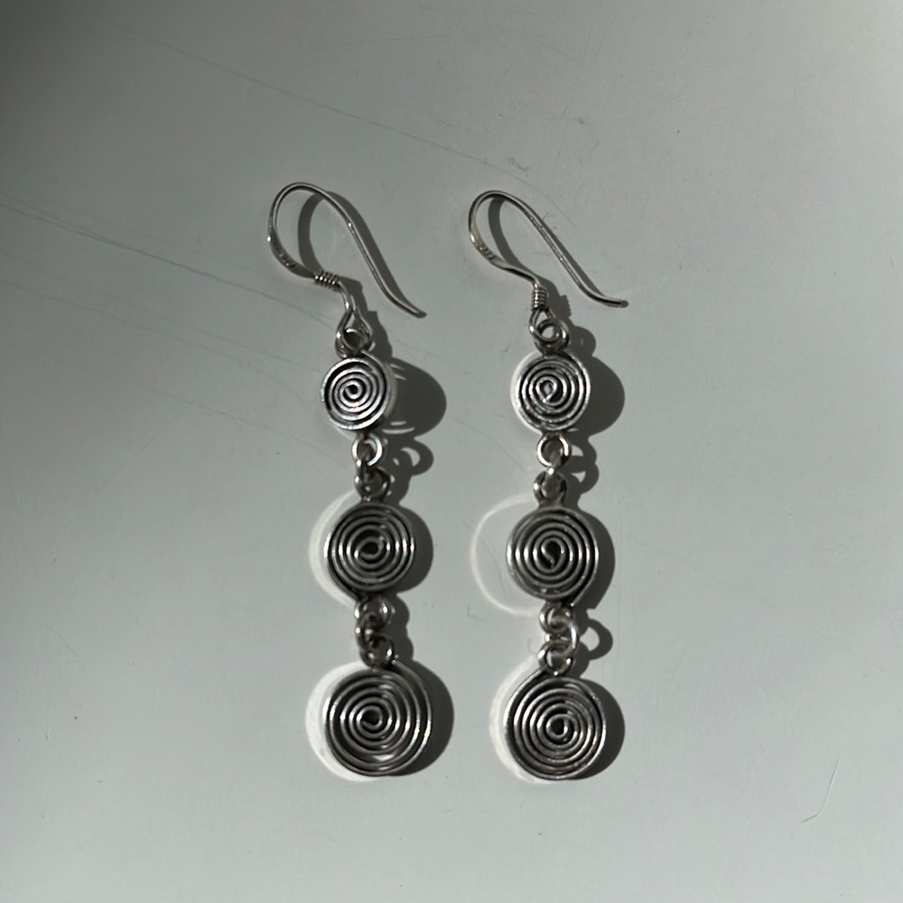 Vintage 925 SS dangle earrings